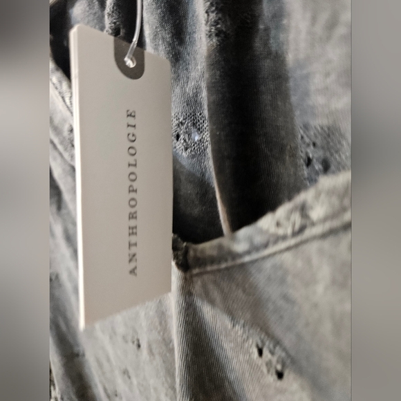 NWT Anthropologie Eri + Ali Calvie Boho Eyelet Bell Sleeve - Picture 4 of 7